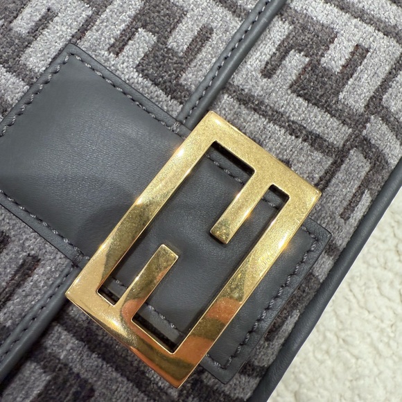 Fendi Black and Gray Women's Bag - Picture 5 of 9